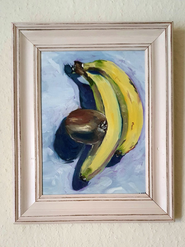 Banane und Kiwi imk Rahmen